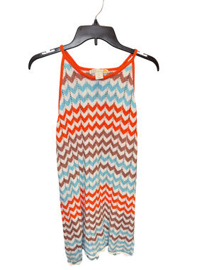 C&C California Chevron Knit Tank Dress Size L